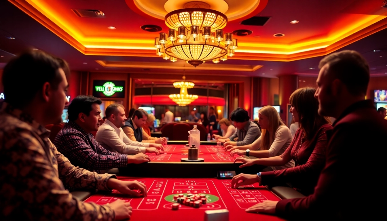 Engage in the excitement of the best Malaysia live casino with vibrant players at a table game.