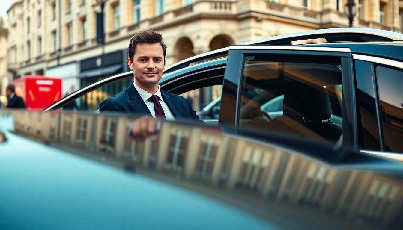 Experience top chauffeur service london with professional drivers and luxury vehicles in an elegant setting.