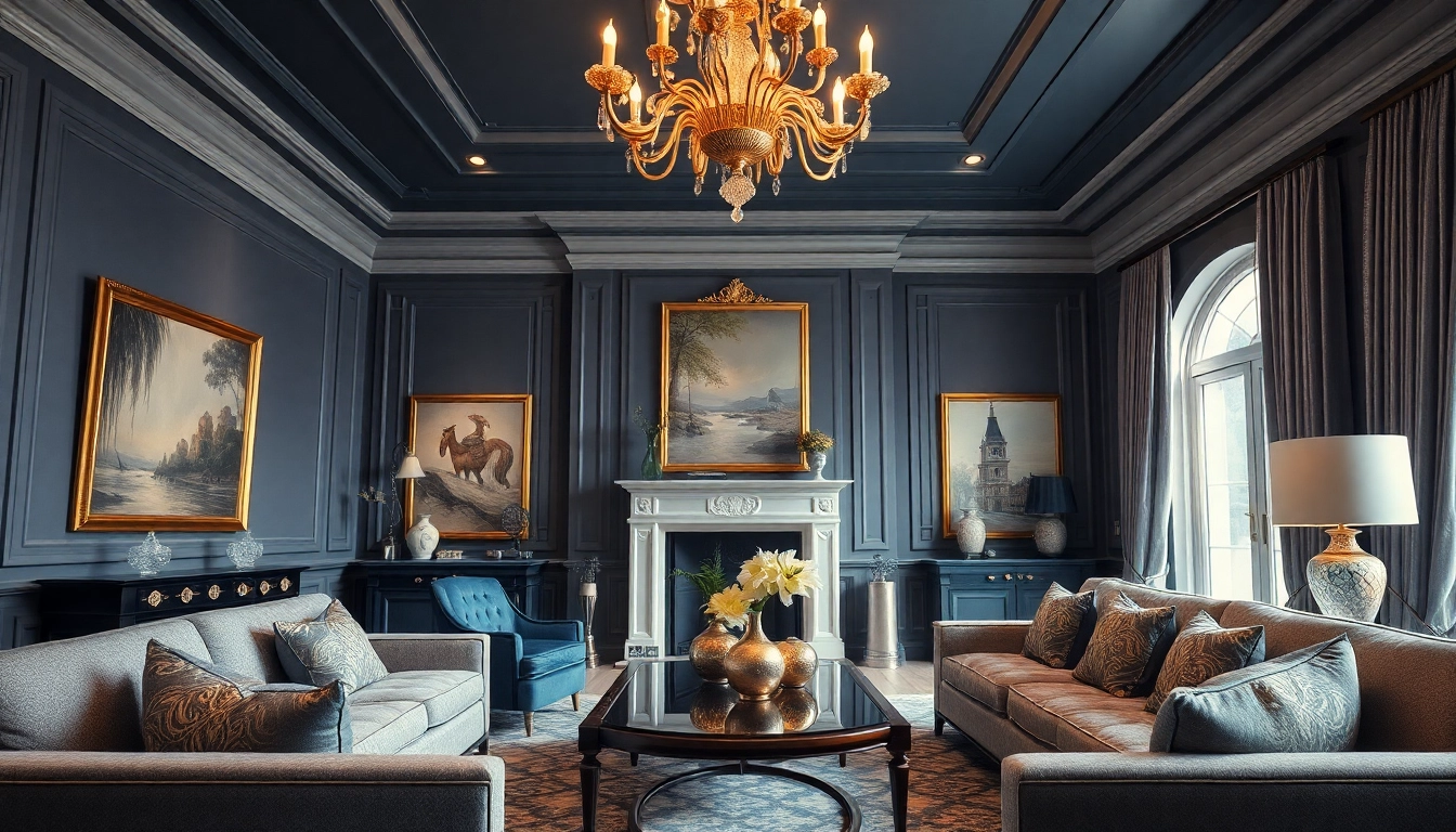 Disfruta de un ambiente elegante con luxury12 en una sala de estar impresionante.